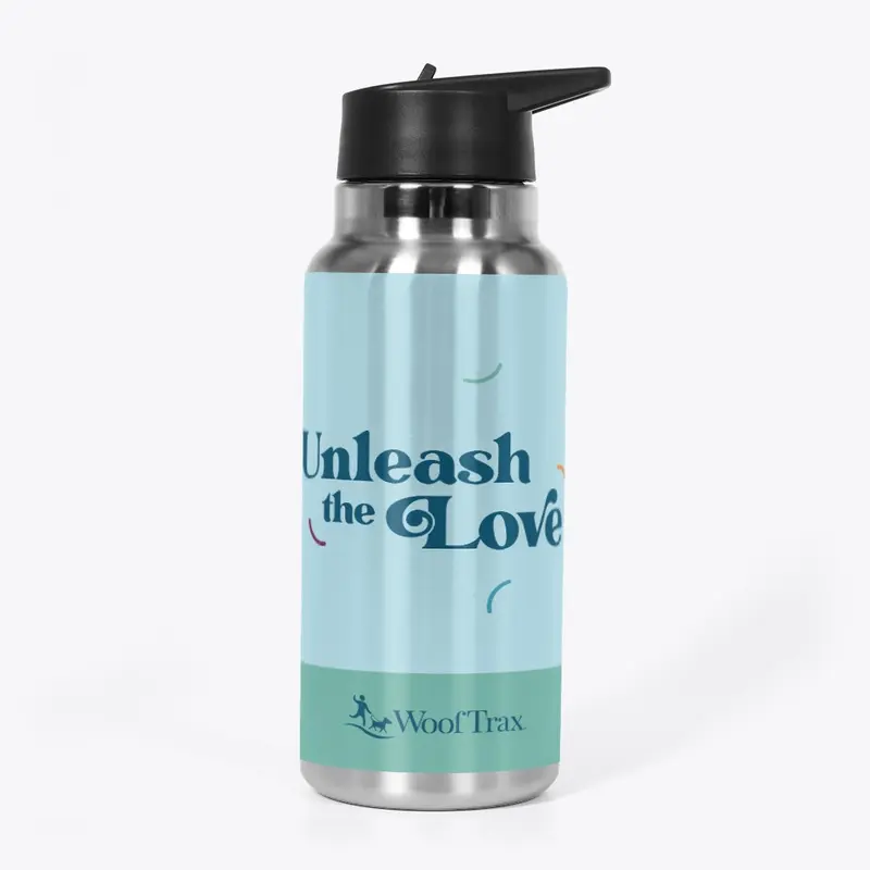 WoofTrax Water Bottle - Unleash the Love